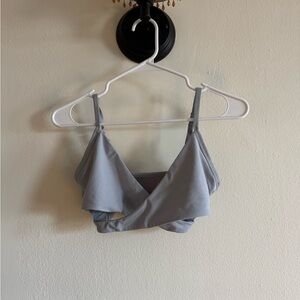 Fabletics Gray Sports Bra